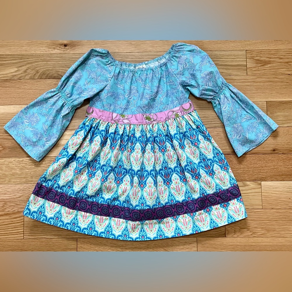 Matilda Jane Secret Fields Paisley Petal Peasant Top size 12